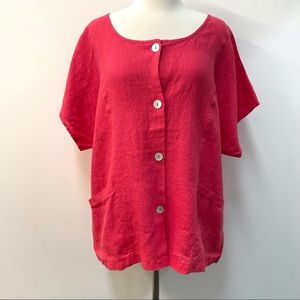 NWT Linnea 100% Linen Blouse